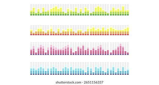 Music Beat Wave Colorfull Collection