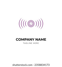 music beats dj company logo design template