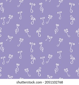 MUSIC BEATS NODES AND NOTES SEAMLESS PRINT PATTERN