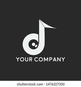 Music Beats simple logo template, vector illustration icon element - Vector illustration, Music store