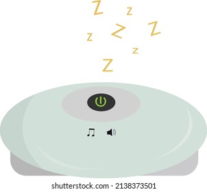Music bedtime vector isolated illustration 