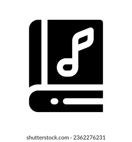 music book icon. vector icon for your website, mobile, presentation, and logo design.