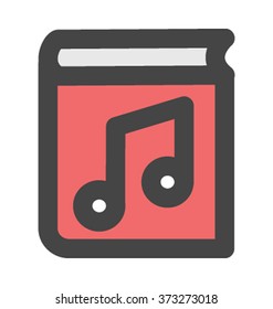 Music Book Vector Illustration