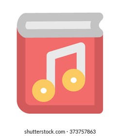 Music Book Vector Illustration