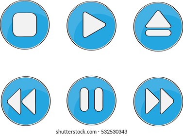 music bottons icon