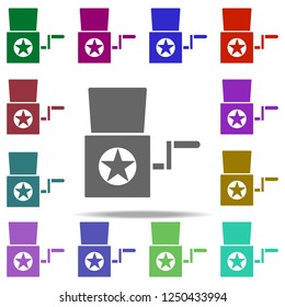 music Box icon. Elements of Day of jokes in multi color style icons. Simple icon for websites, web design, mobile app, info graphics