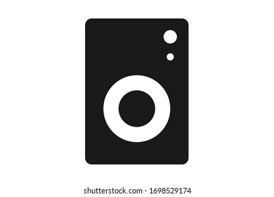 Music box icon vector isolate  