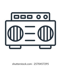 music box icons symbol modern with elements for infographic web