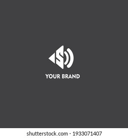 Music brad logo design word S.
