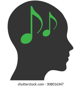 music brain icon