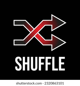 music button control shuffle for randomly playing song in the playlist