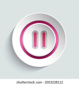 Elemento de diseño de botón de música para su sitio web, página, plantilla, diseño. Elemento creativo de diseño gráfico.