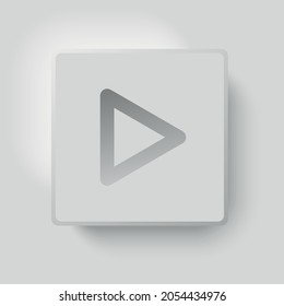 Elemento de diseño de botón de música para su sitio web, página, plantilla, diseño. Elemento creativo de diseño gráfico.
