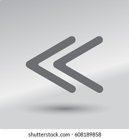 Music button icon flat. Simple vector symbol