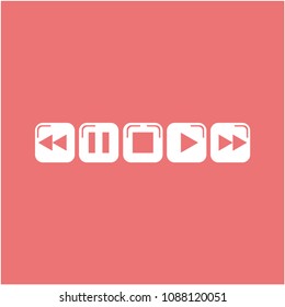 Music Button Vector Template Design Illustration