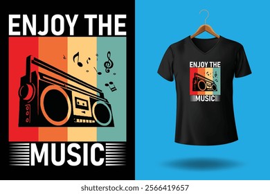 music can change the world, enjoy the music, Playlist Funny Old School Hip Hop Retro Vintage Cassette Music Mixtape T-shirt Design