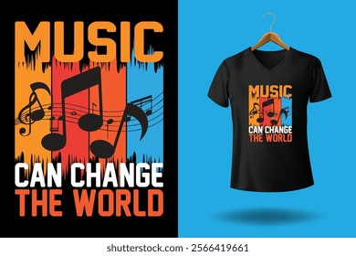 music can change the world, enjoy the music, Playlist Funny Old School Hip Hop Retro Vintage Cassette Music Mixtape T-shirt Design