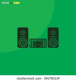 Music center vector icon