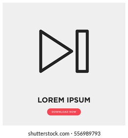 Music change vector icon