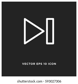 Music change vector icon