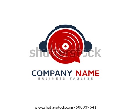 Music Chat Forum Logo Template