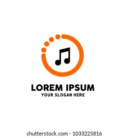 Music Circle Logo Template