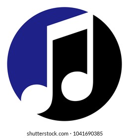music circle  vector logo