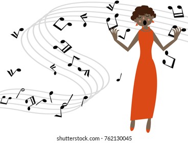 Music clip art. Chorus Corps. gospel. jazz.Opera.