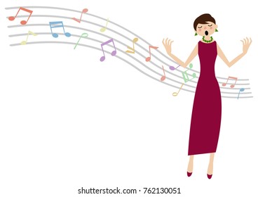 Music clip art. Chorus Corps. gospel. jazz.Opera.