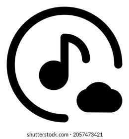 Music from the cloud computing streaming service