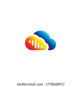 Music With Cloud Logo, Technology Music