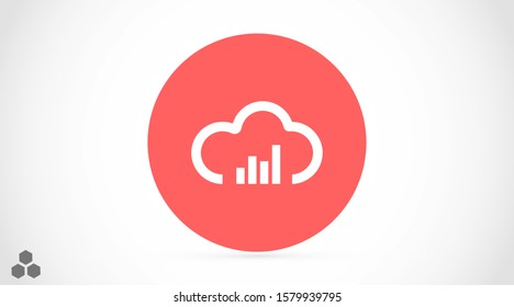 Music cloud vector icon 10 eps icon, flat Lorem ipsum design. Music Cloud ICON VECTOR FOR DOWNLOAD. VECTOR ICON Cloud Music to LISTEN TO.