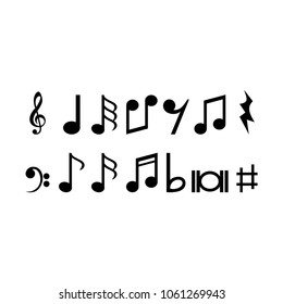 Music collection vector icon