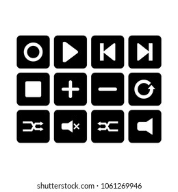 Music collection vector icon