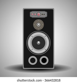 music column flat icon
