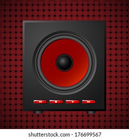 music column on background