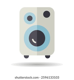 Music column vector icon. Graph symbol for music and sound web site and apps design, logo, app, UI