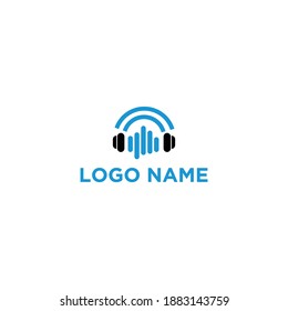 Music company logo .modern creative logo. 