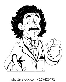 Music Composer Vector Character Illustration