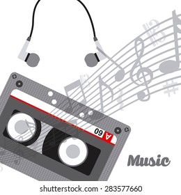 music concept design, vector illustration eps10 graphic 