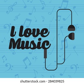 music concept design, vector illustration eps10 graphic 