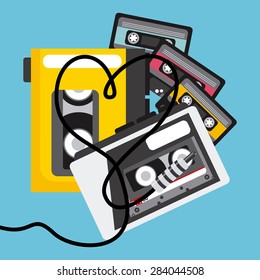 music concept design, vector illustration eps10 graphic 