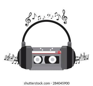 music concept design, vector illustration eps10 graphic 