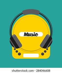 music concept design, vector illustration eps10 graphic 