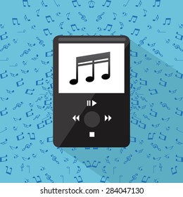 music concept design, vector illustration eps10 graphic 