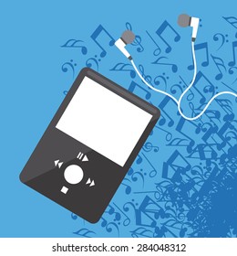 music concept design, vector illustration eps10 graphic 