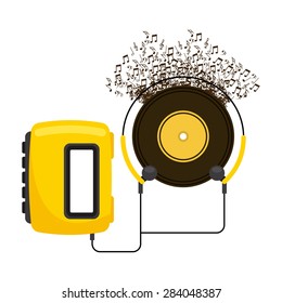 music concept design, vector illustration eps10 graphic 