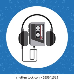 music concept design, vector illustration eps10 graphic 