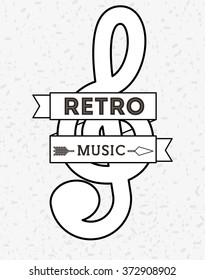 music concept design, vector illustration eps10 graphic 