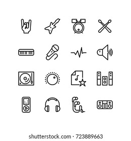 Music concept - Icon collection